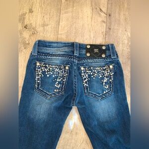 Miss Me Blue Rhinestone Embellished Jeans